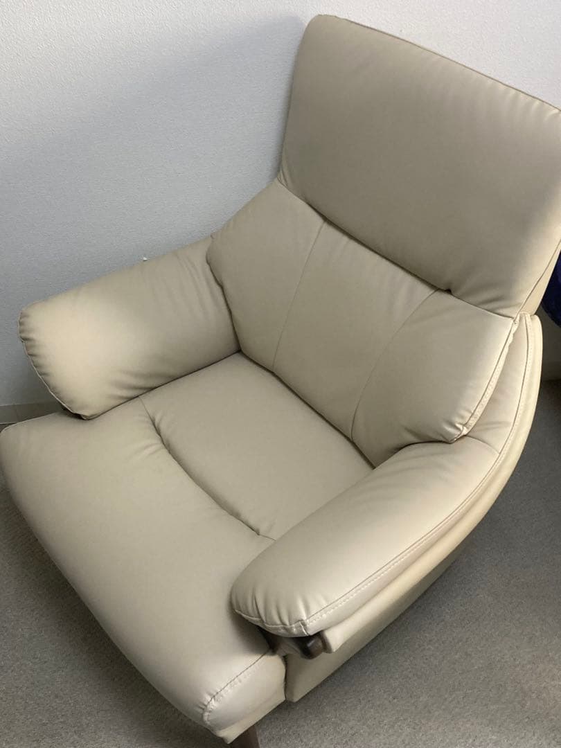 ニトリ 1人用ソファ(Nシールド コウテイ3) パーソナルチェア合皮タイプ