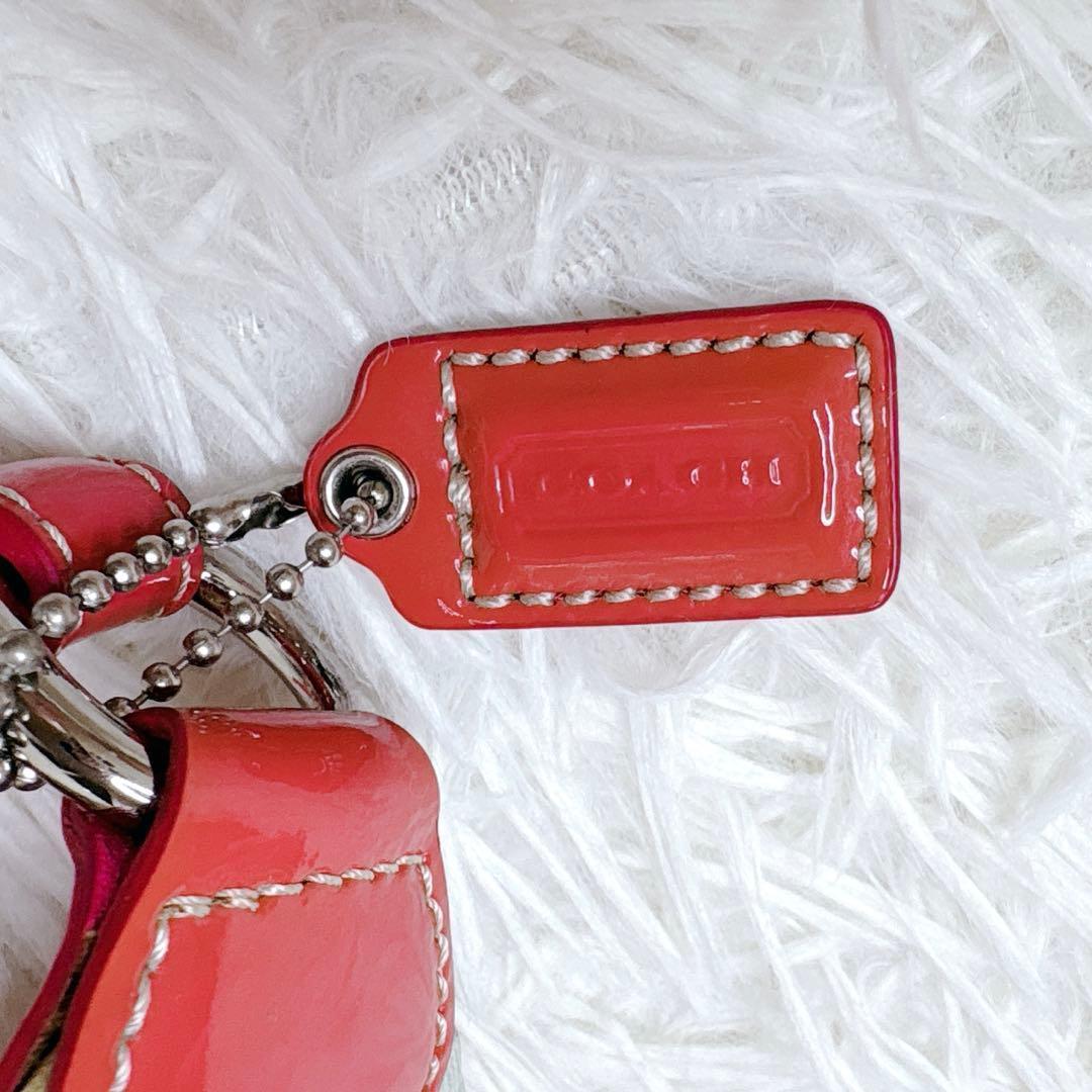 バッグ COACH Accessory Pouch pastel patchwork