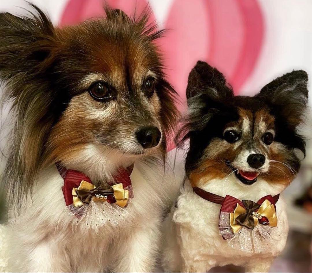 p*o様 わたわたペット　わんこ限定　分身の術　中サイズ　(20センチ程)羊毛フ