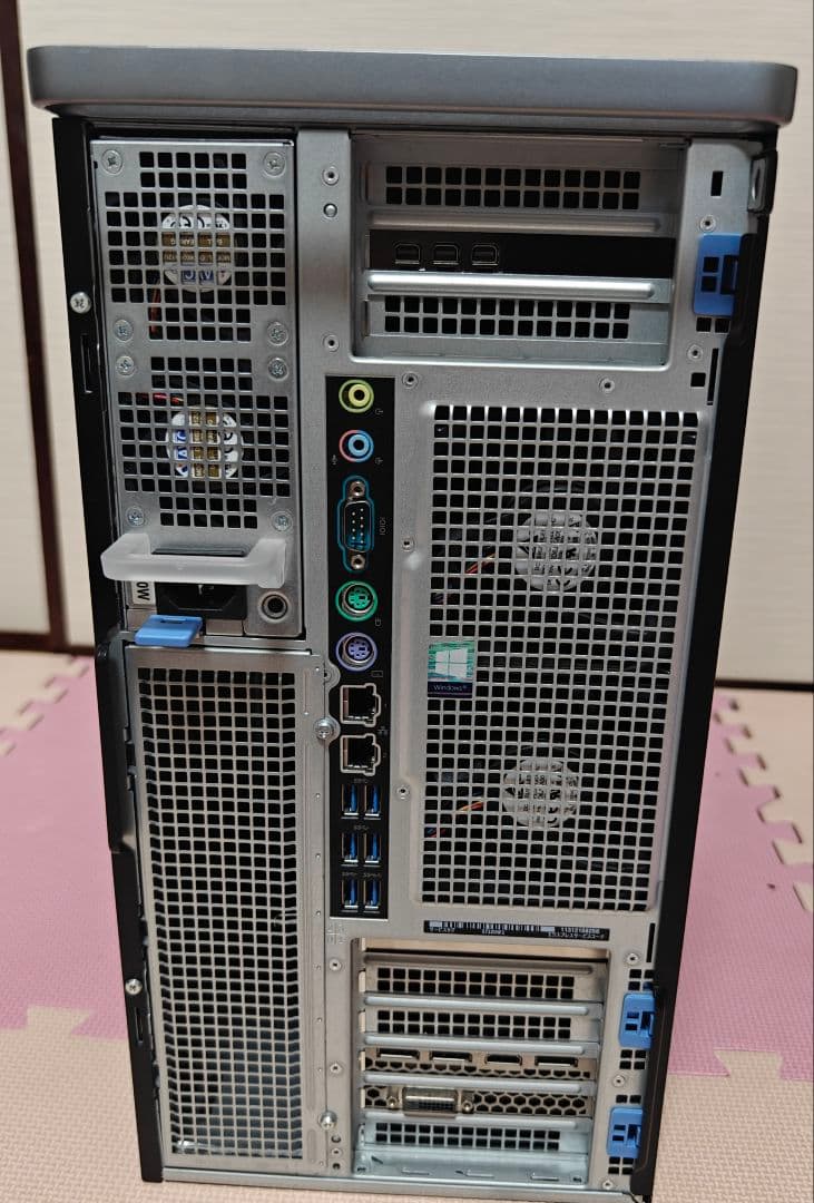 ワークステーション Dell T7920, dual gold 6154 ,ram 128gb