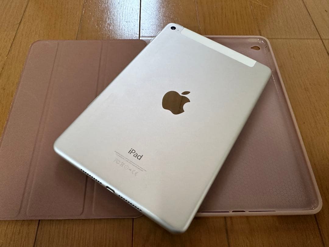 iPad mini4 128G 初期化済 シルバー 美品wifi+セルラーモデル