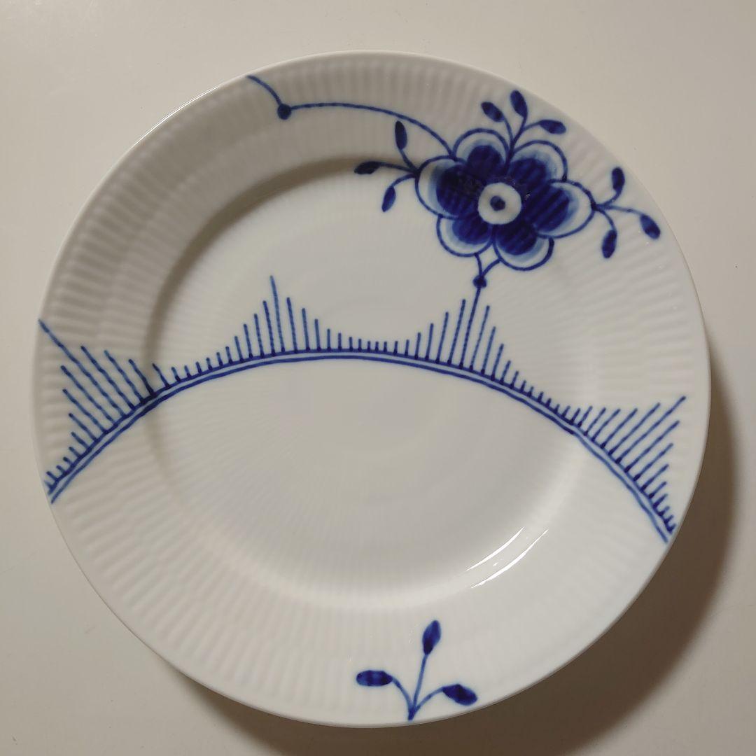 【12/23まで】ロイヤルコペンハーゲン　ブルーフルーテッドメガ　プレートセット