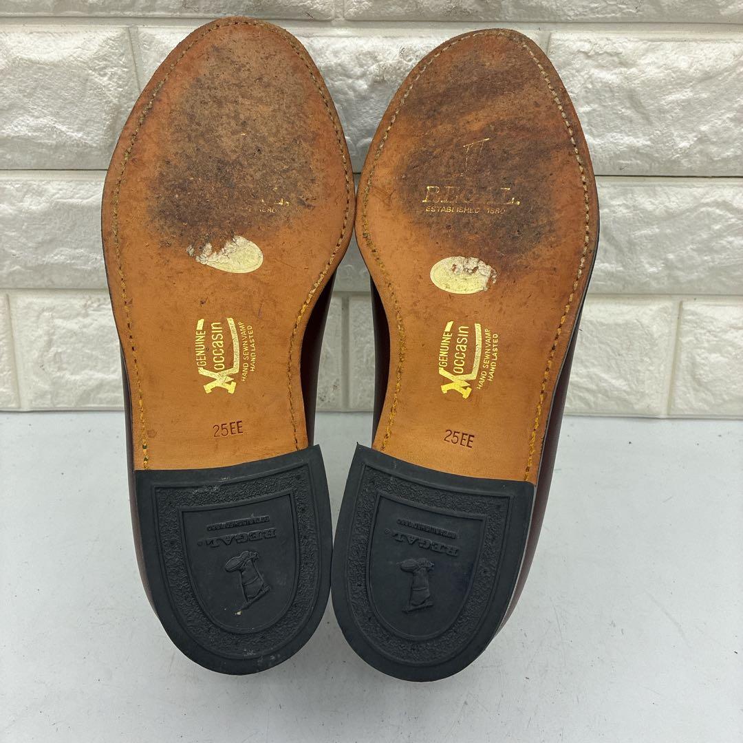 【極美品】REGAL リーガル ローファー 25 インペリアルグレード 茶