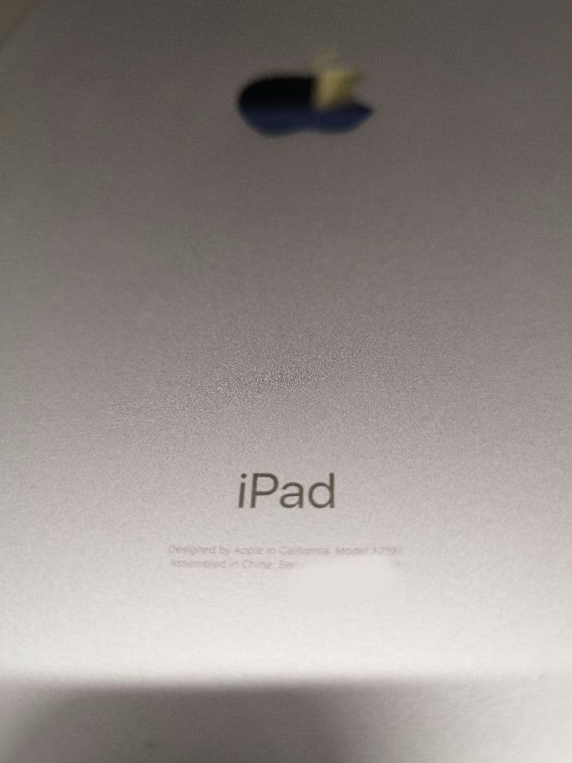 iPad（第7世代／2019 年）10.2インチ　 128GB ジャンク