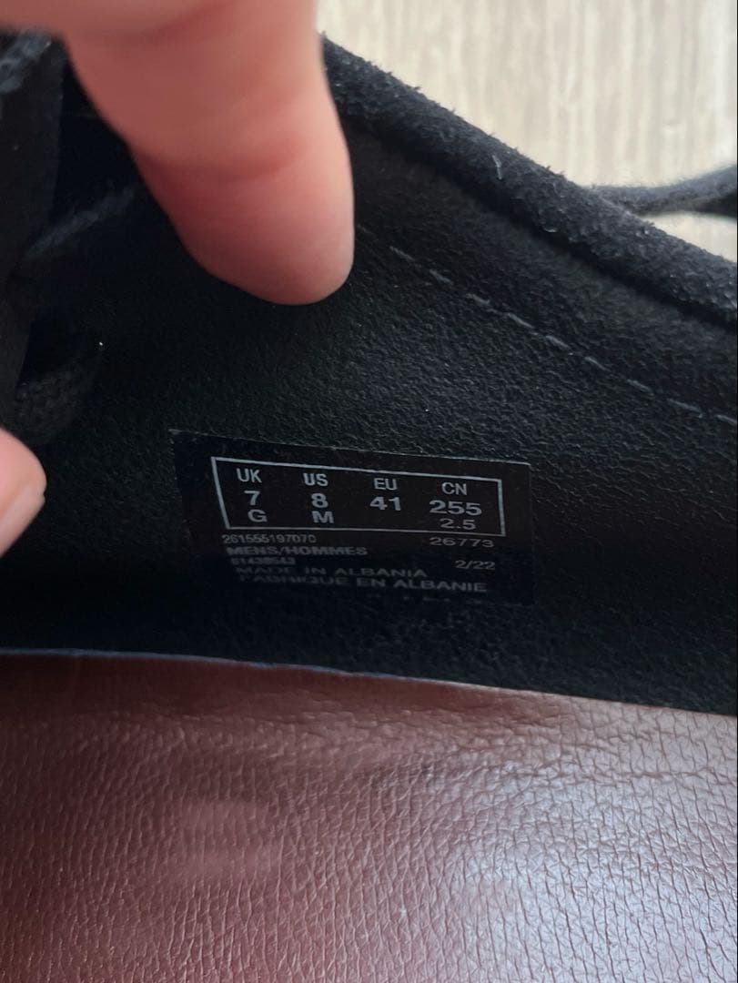 靴 Clarks Wallabee 25.5