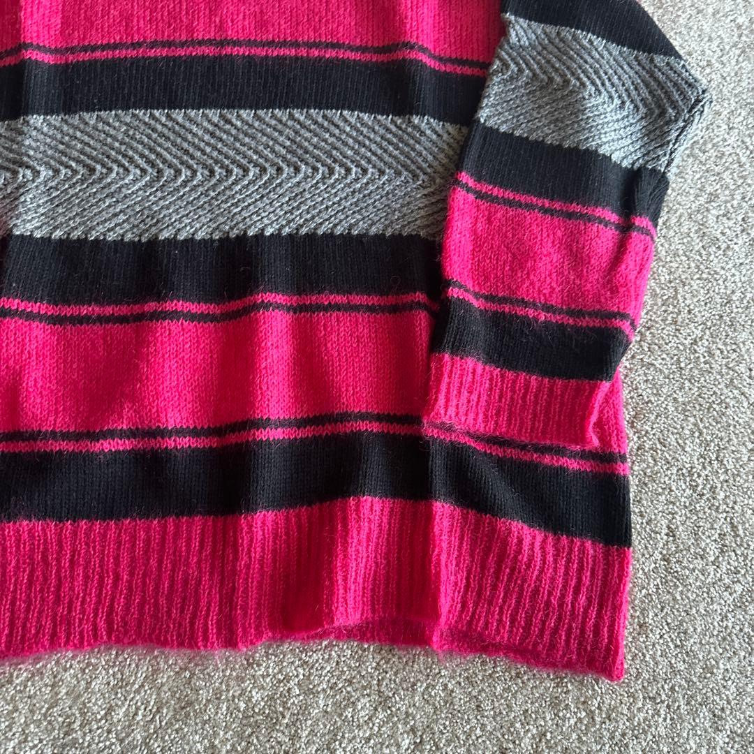 トップス dairiku boarder Knit