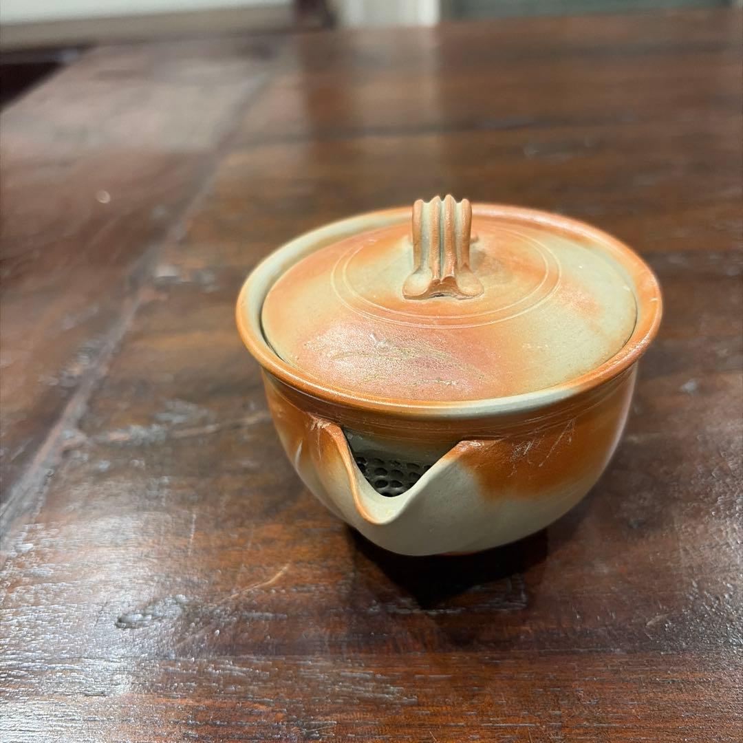 備前焼　宝瓶　煎茶道具