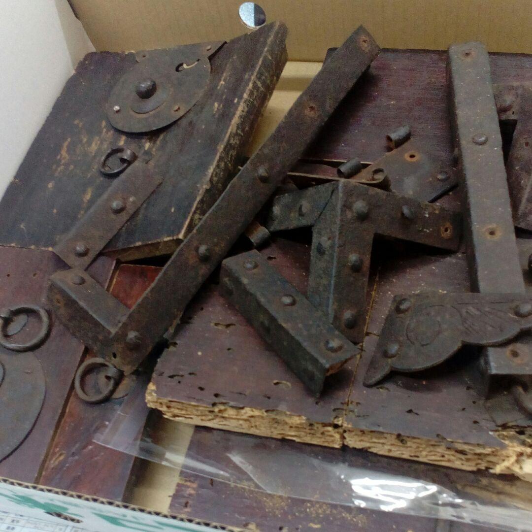 宇和島伊達家伊予國吉田藩３万石知行地藩内１８３３年天保四年記銘蔵出古船箪笥残骸品