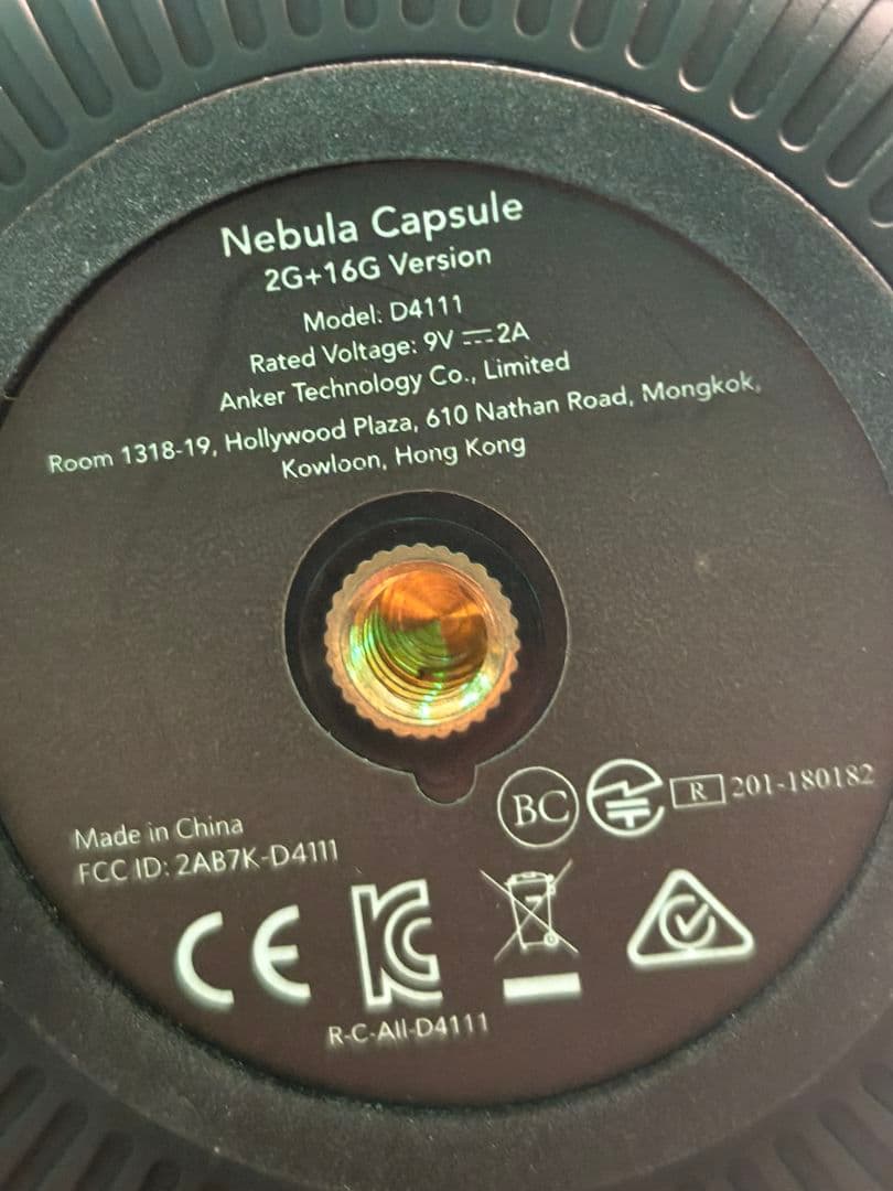 美品 anker nebula capsule d4111 プロジェクター