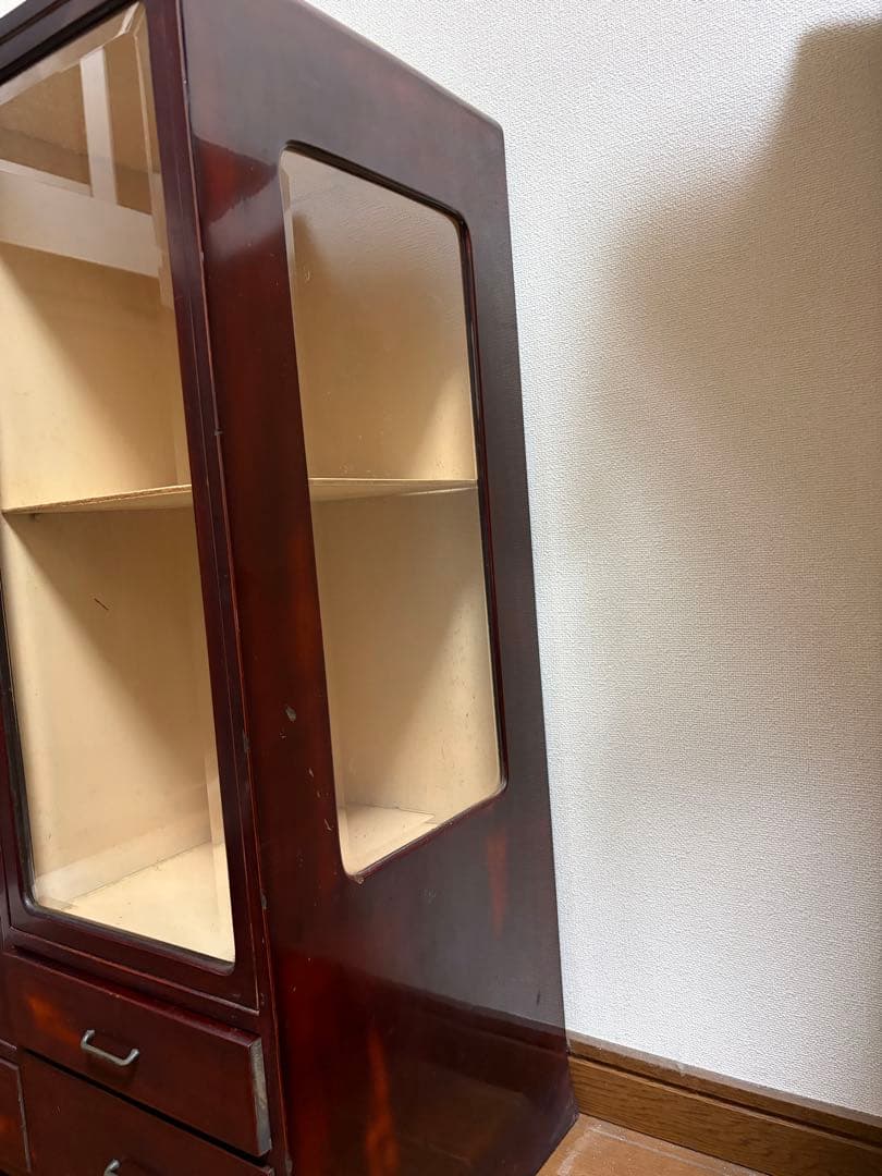 【12/21のみ特別価格】　茶箪笥　赤茶　アンティーク　ヴィンテージ