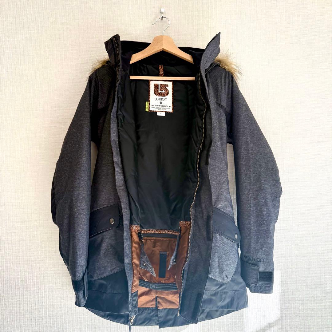 【美品】BURTON ホワイトコレクション スノボウェア ジャケット S