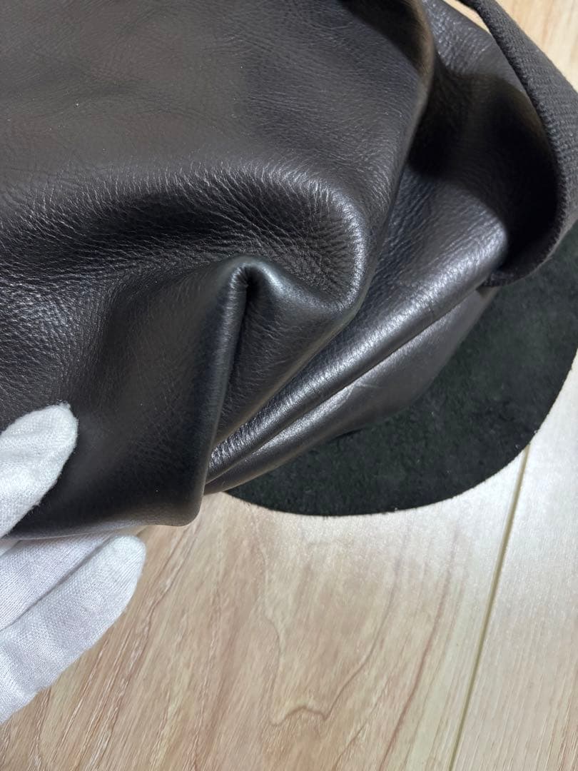 Uni＆co. メッセンジャーバッグ　オールレザー ブラック　黒　メンズ