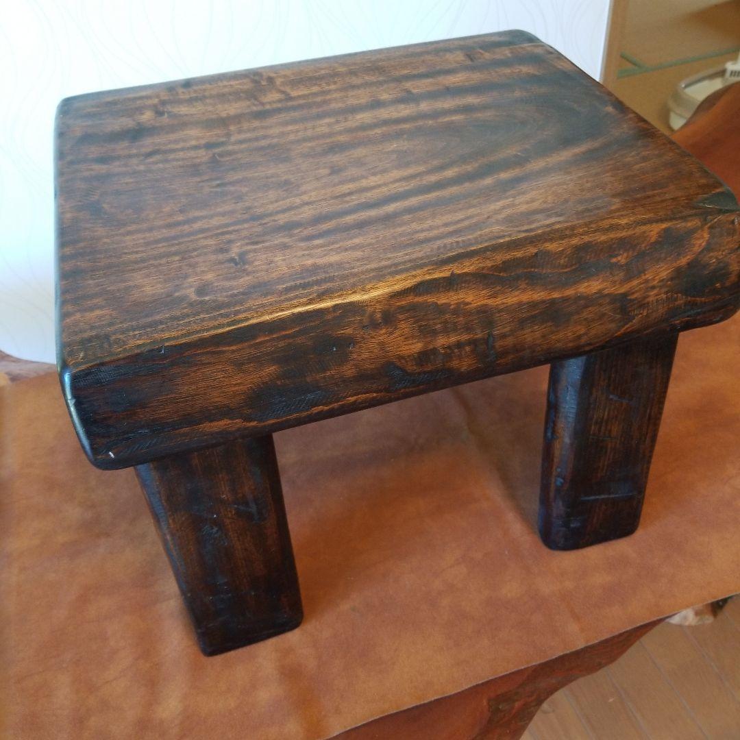 サイドテーブル《楠の木》クスの木　無垢材