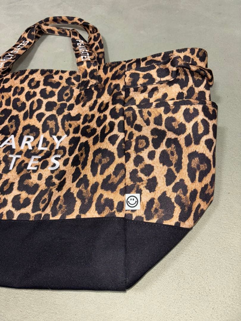 （本舗ひろろ）パーリーゲイツ、レオパード柄シリーズ、ロッカーバッグ