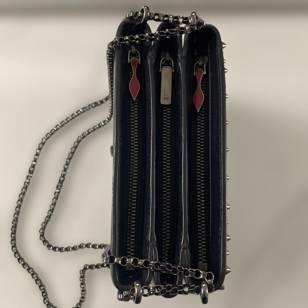 クリスチャン・ルブタン チェーン ショルダー バッグ トリルビ