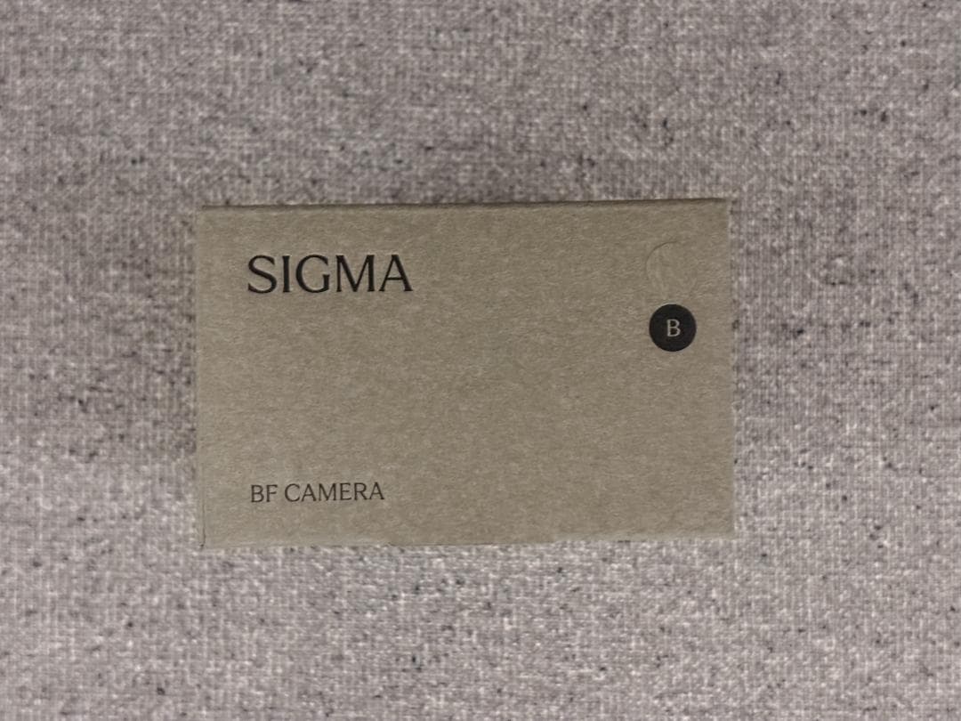 Sigma BF 美品