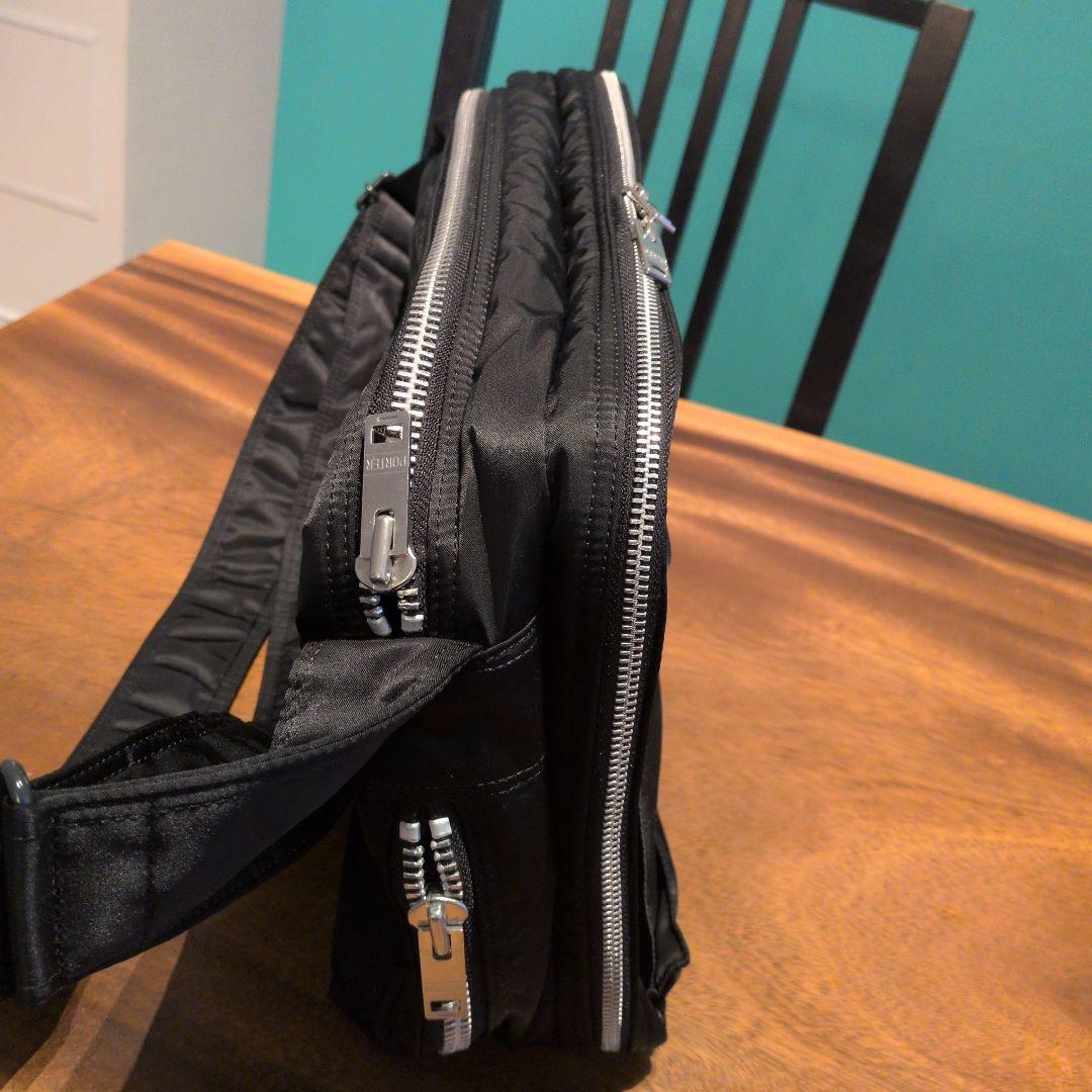 未使用 PORTER TANKER Wジップ ショルダーバッグ XL ブラック