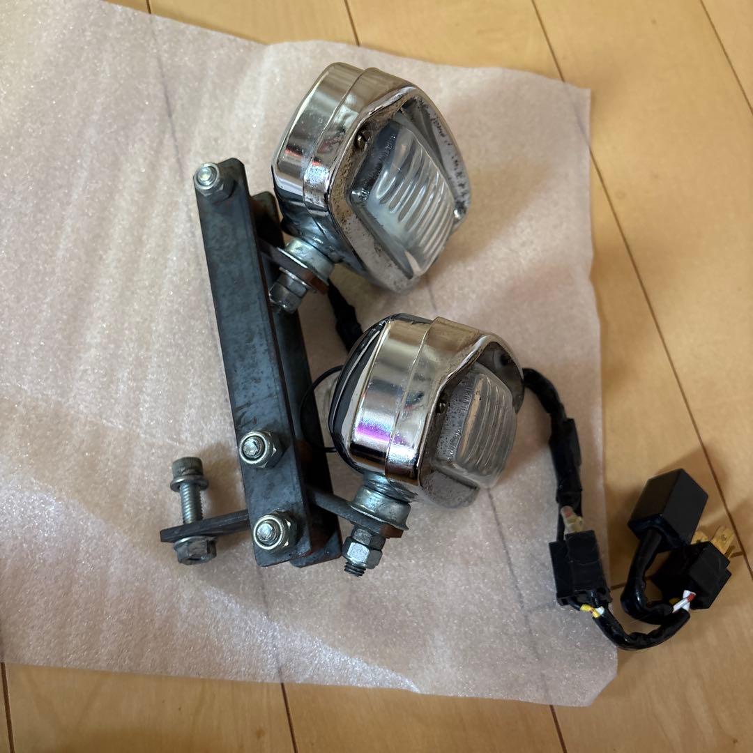 ハーレー　スポーツスター　ヘッドライト　デュアルヘッドライト