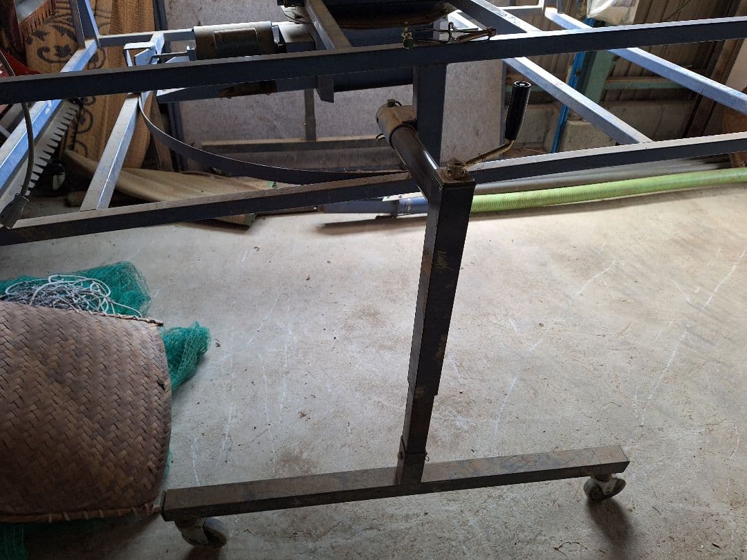 籾　レザーコンテナ　エコノホース　VS08　移動スタンド付き