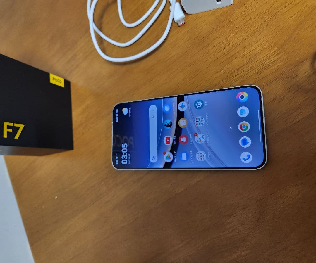 【再々値下げ】POCO F7 ホワイト256GB & 手帳ケース