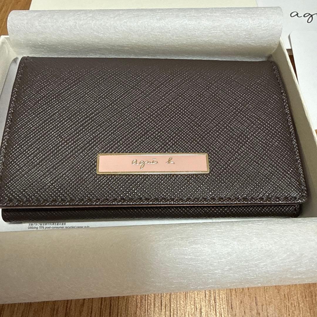 agnis b. 名刺入れ　品名QAW05-05