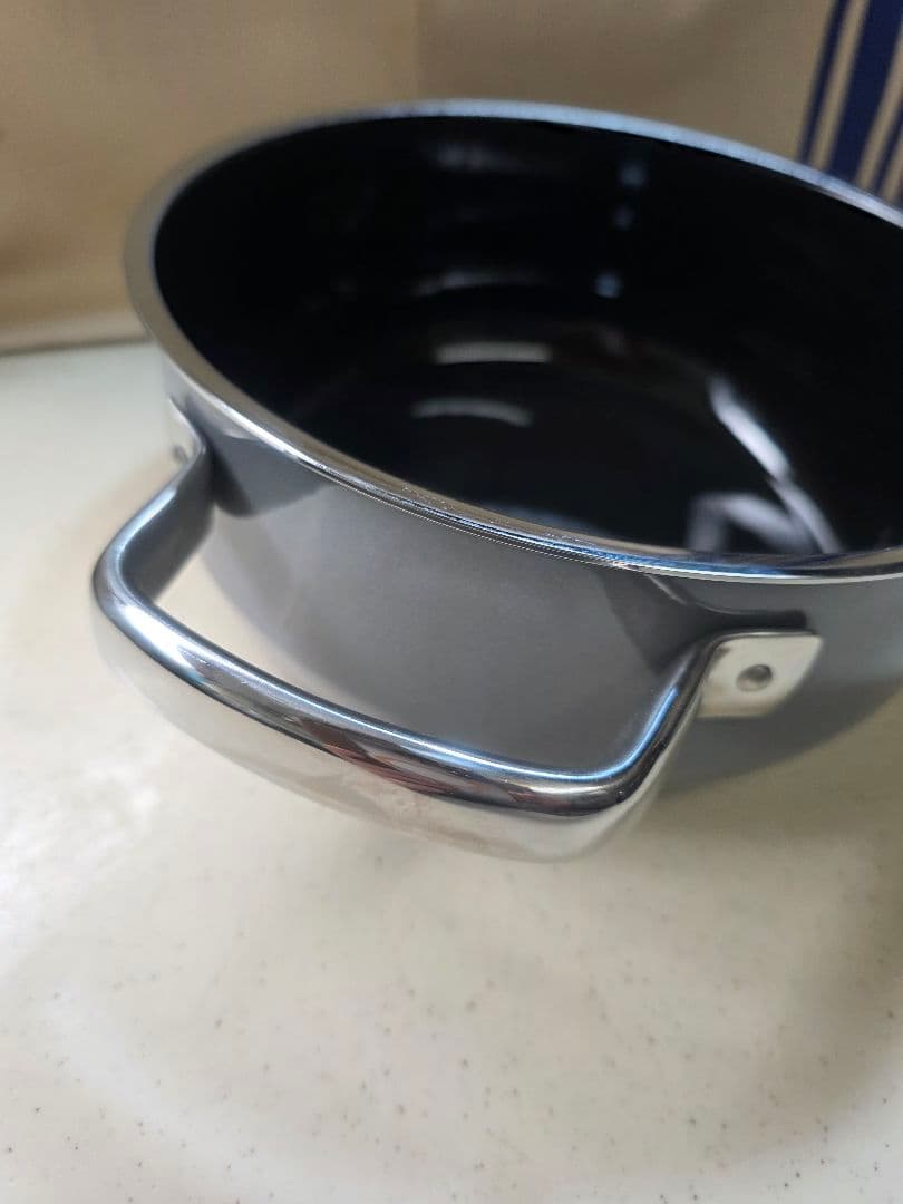 WMF フュージョンテック ミネラル ローキャセロール プラチナム　20cm
