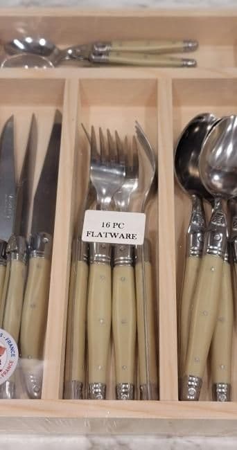 ラギオール　ジャンデュボ　フランス製　16本セット　 木箱付アイボリー