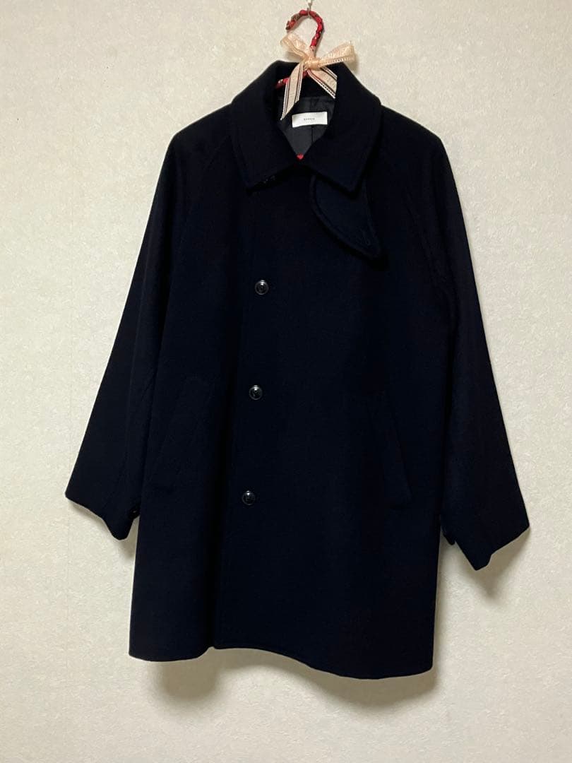 新品　かぐれ　人気のウールシングルPコート