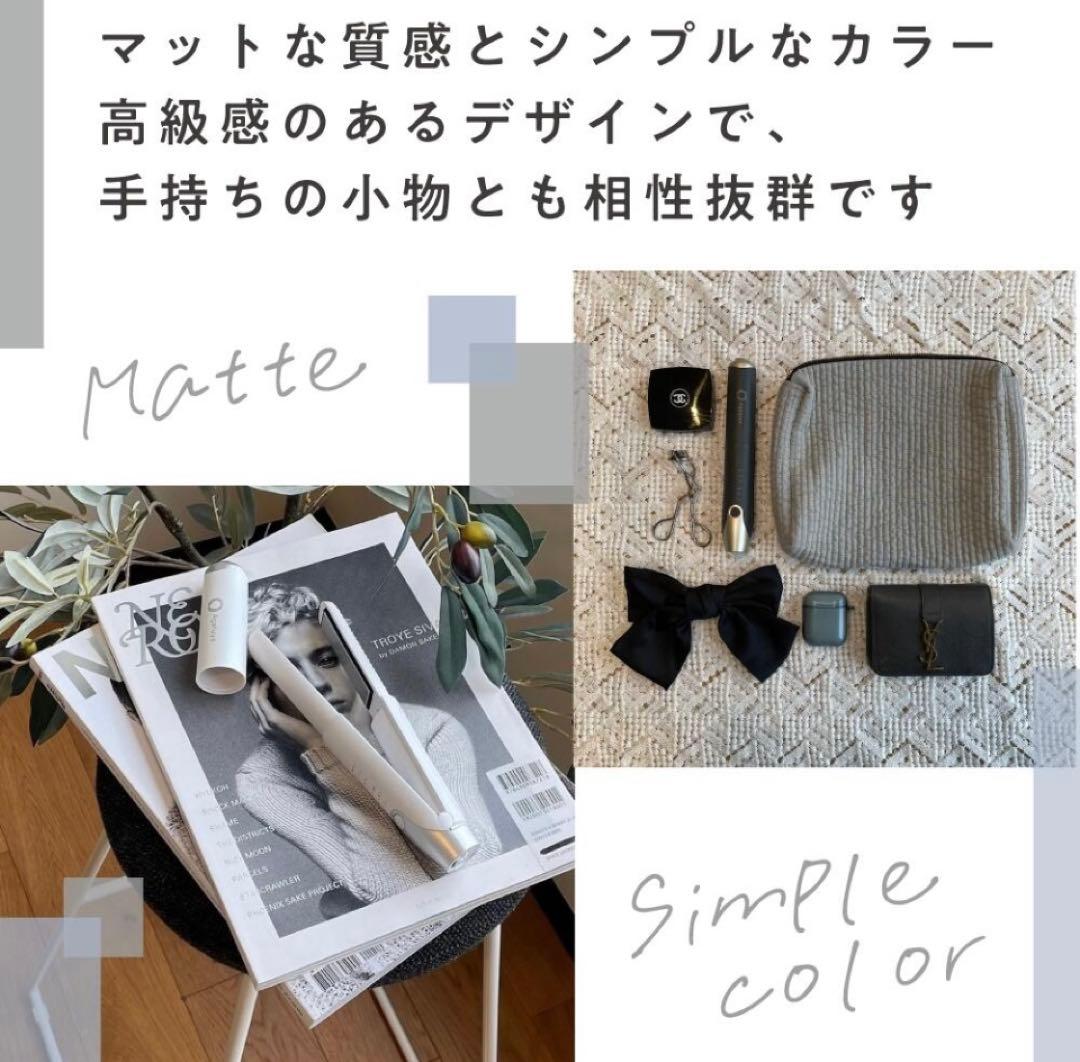 アゲツヤ　コードレスミニアイロン　ホワイト　ヘアアイロン　usb充電式