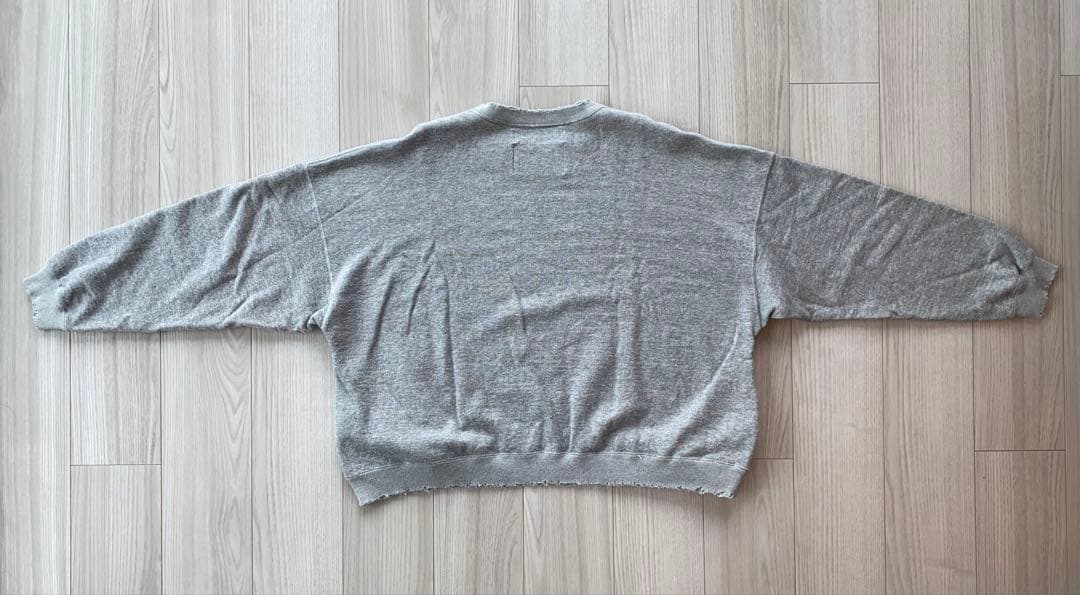 【美品】DAIRIKU 21ss 撥水スウェット グレー M