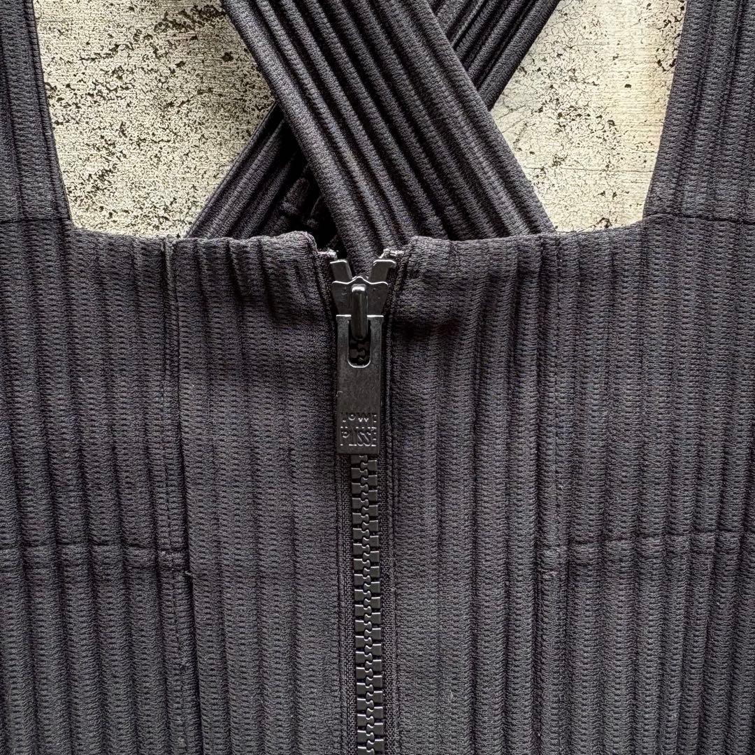 homme plisse issey miyake オムプリッセ ベスト 黒