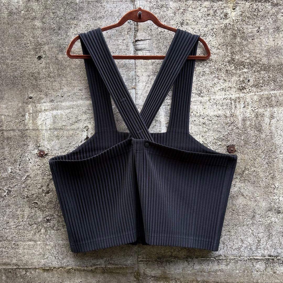 homme plisse issey miyake オムプリッセ ベスト 黒