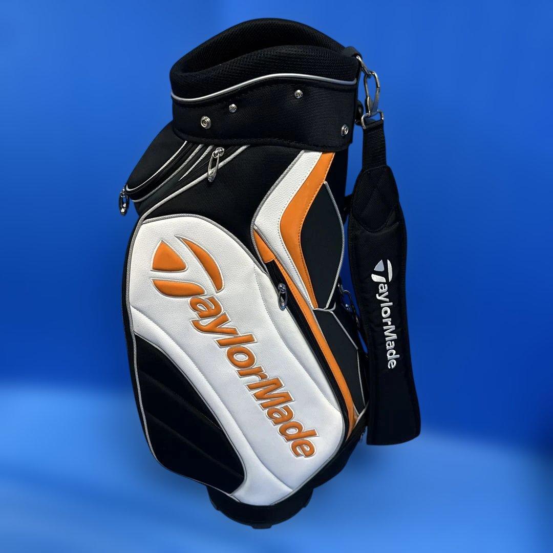 TaylorMade キャディバッグ ブラック/ホワイト/オレンジ