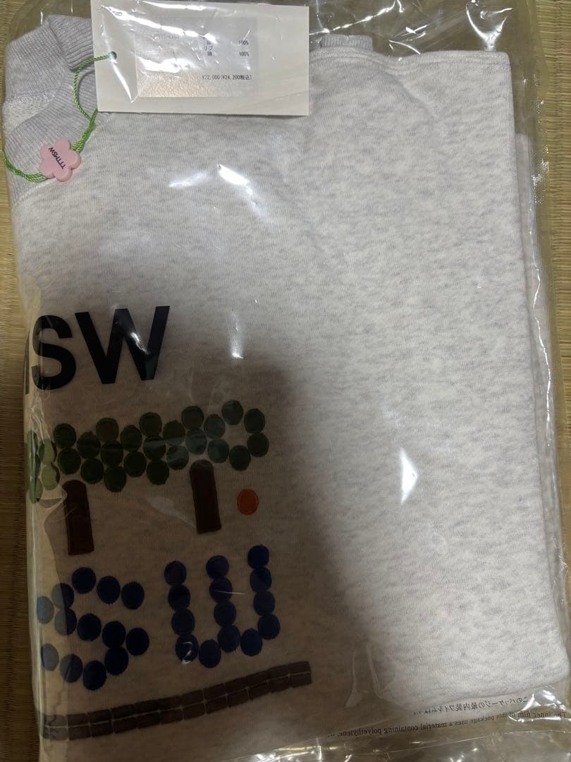 TTTMSW Tree embroidery sweat shirt Lサイズ
