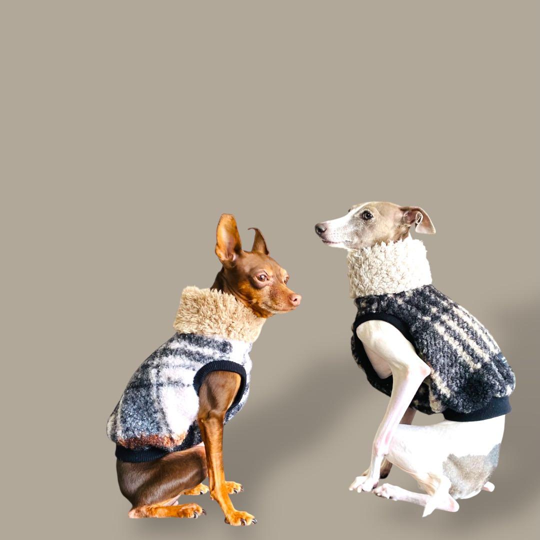 ⑬ブークレーニットショート丈ベスト