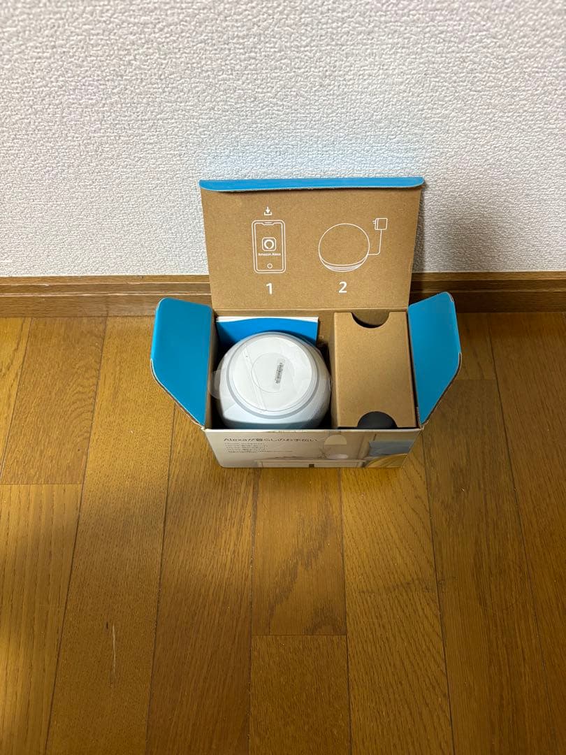 【新品・未使用】大人気！時計付き/Amazon Echo Dot