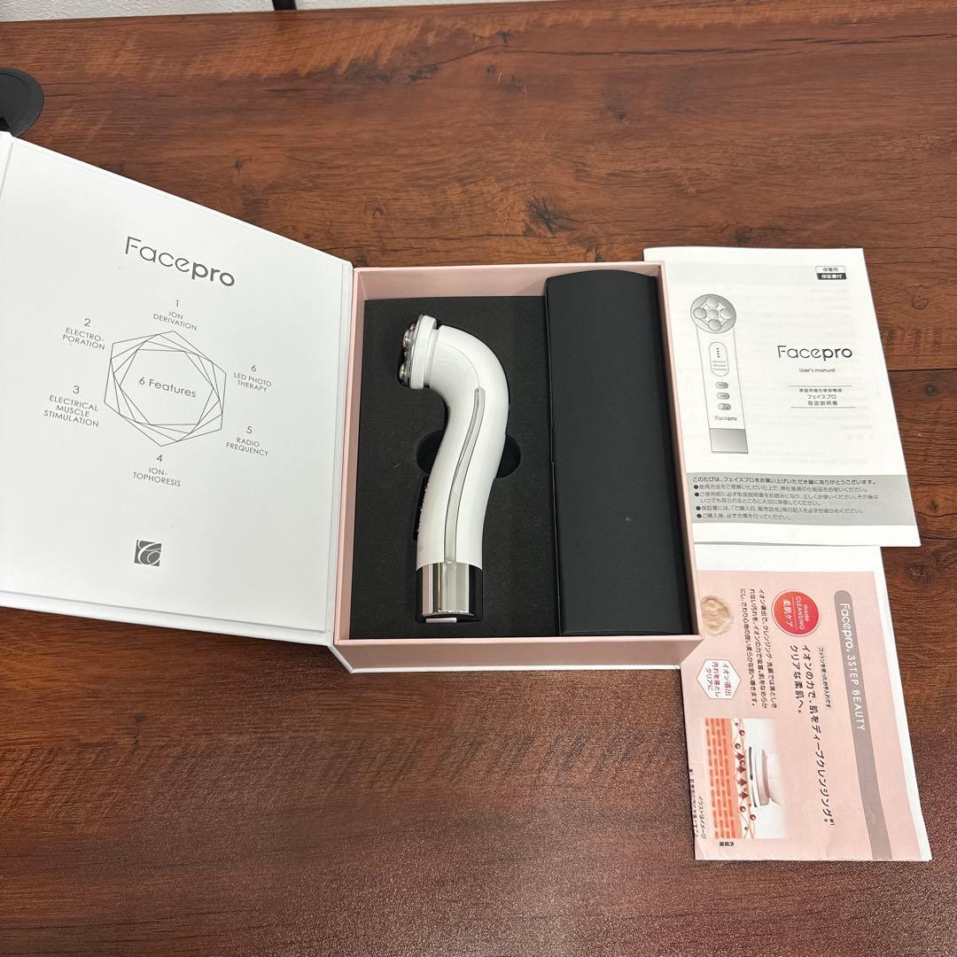 【美品✨】 Facepro フェイスプロ 美顔器 LED EMS イオン導入