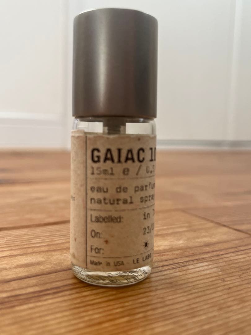 LE LABO GAIAC 10 オードパルファム 15ml 残量４割程度
