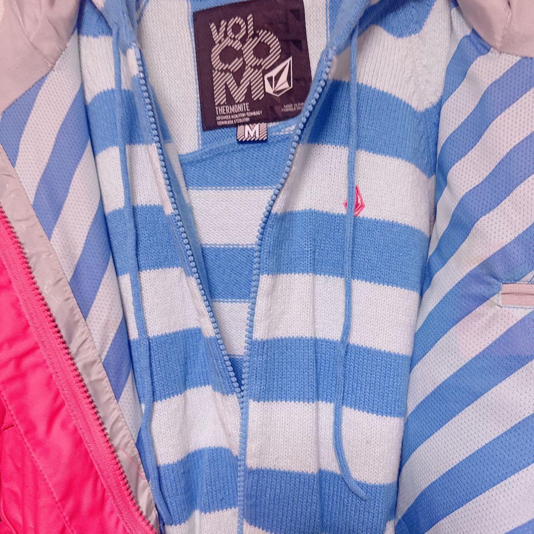 VOLCOM THERMONITE スノーボードウェア【M】ピンク インナー付