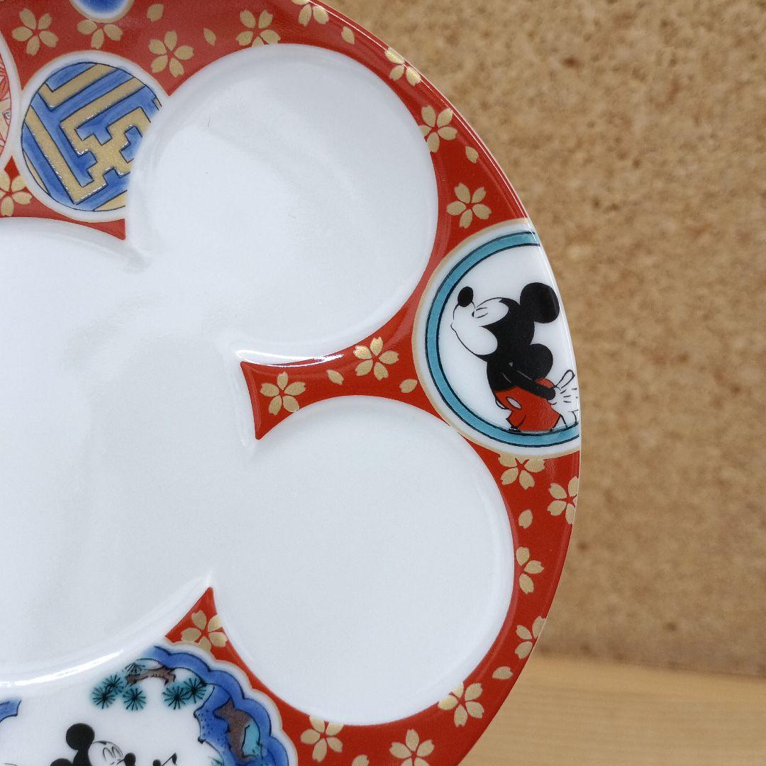 九谷焼　ディズニー　ミッキー　シルエット　皿　5枚セット