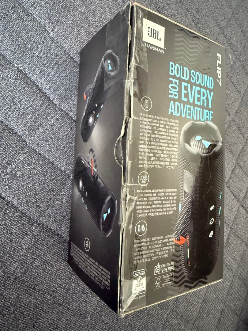 JBL FLIP7 ワイヤレススピーカー ファンキーブラック