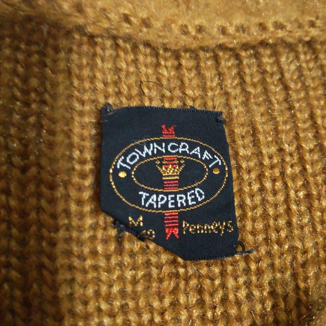 【美品】TOWNCRAFT PENNEY'S モヘア ニット マスタード