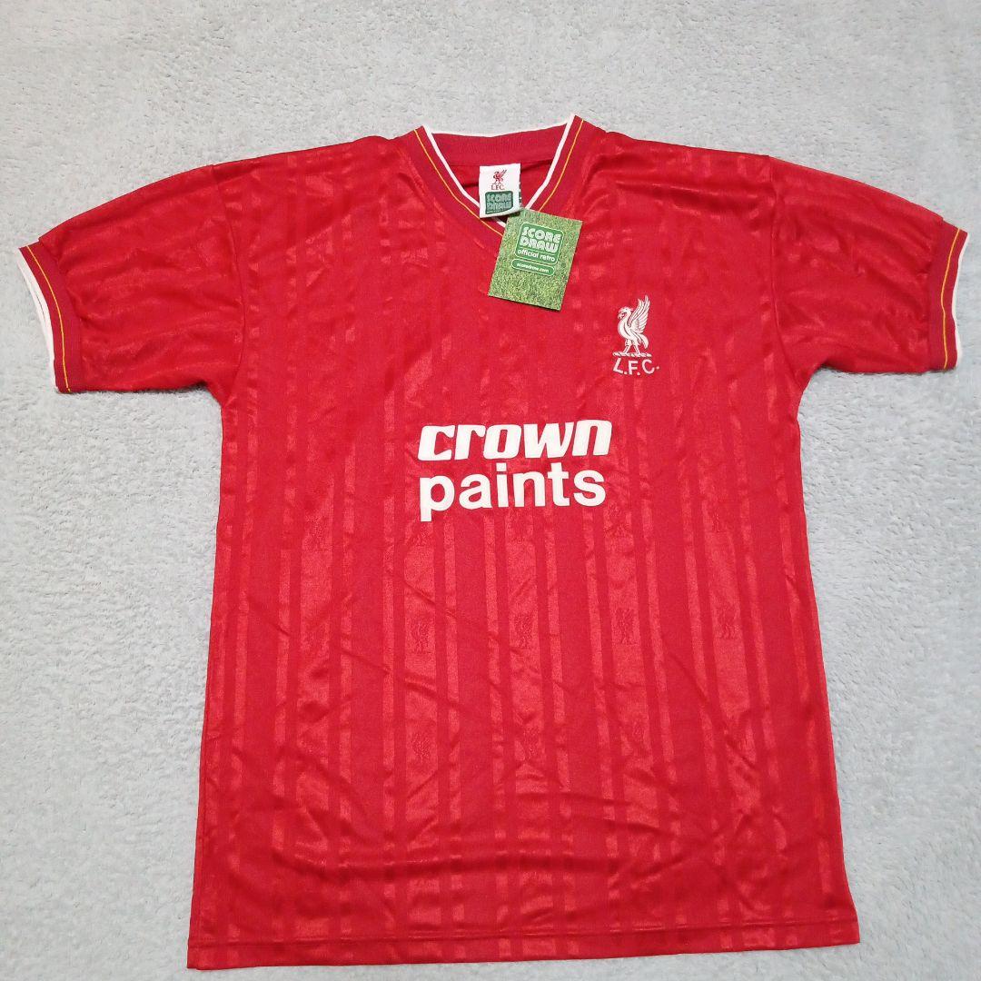 新品 1986年 リバプール サッカー ユニフォーム シャツ 公式復刻モデル