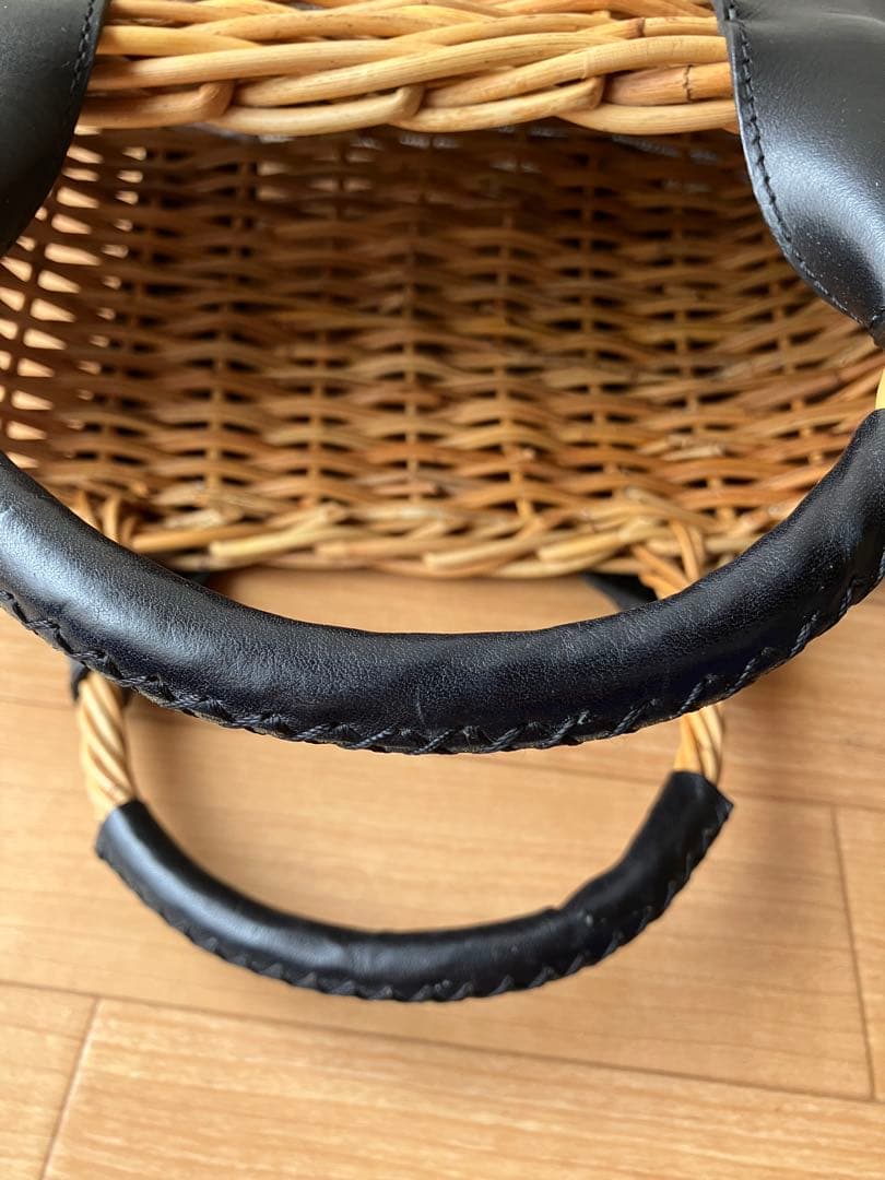 FleaStoreVegetal　フリーストアベジタル　かごバッグ　黒