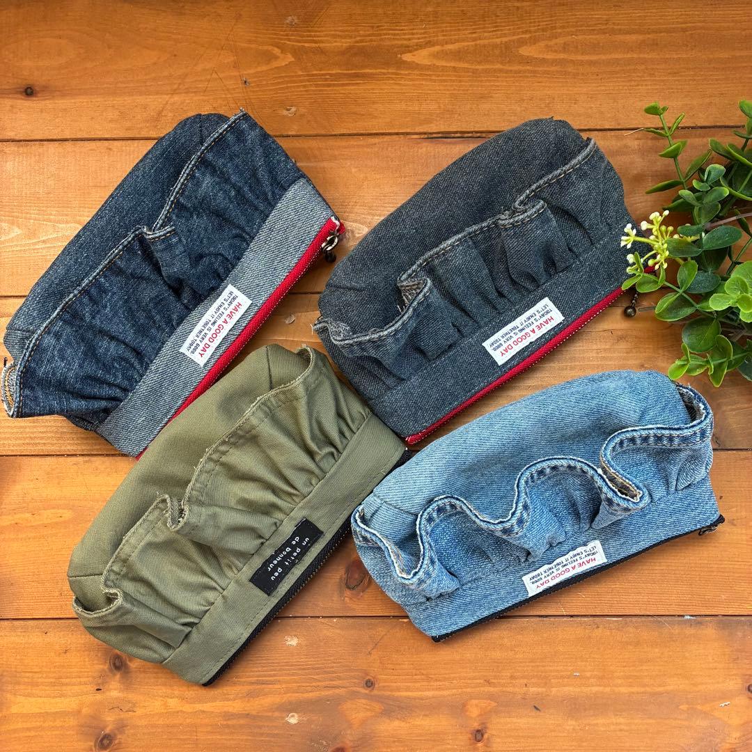 デニムリメイク❤︎サコッシュ❤︎ポーチ