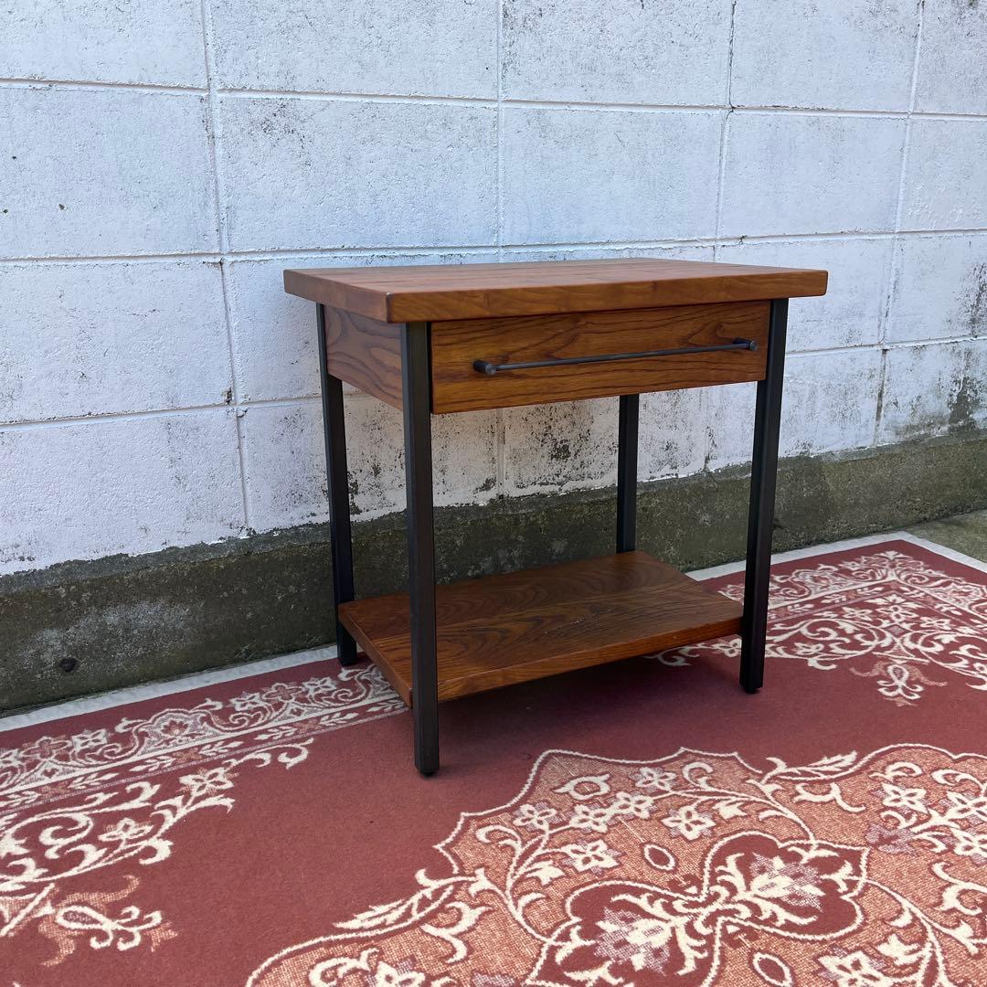 ACME アクメファニチャー◾️木製天板 エンドテーブル インダストリアル