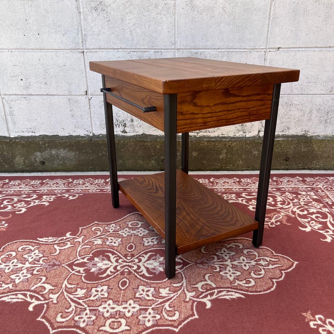 ACME アクメファニチャー◾️木製天板 エンドテーブル インダストリアル