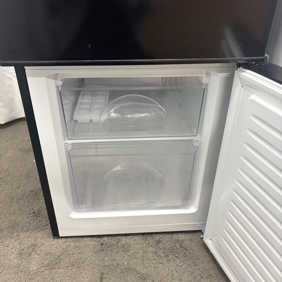 92⭕️冷蔵庫　洗濯機　電子レンジ　25年　ニトリ　黒　設置無料　綺麗　安い