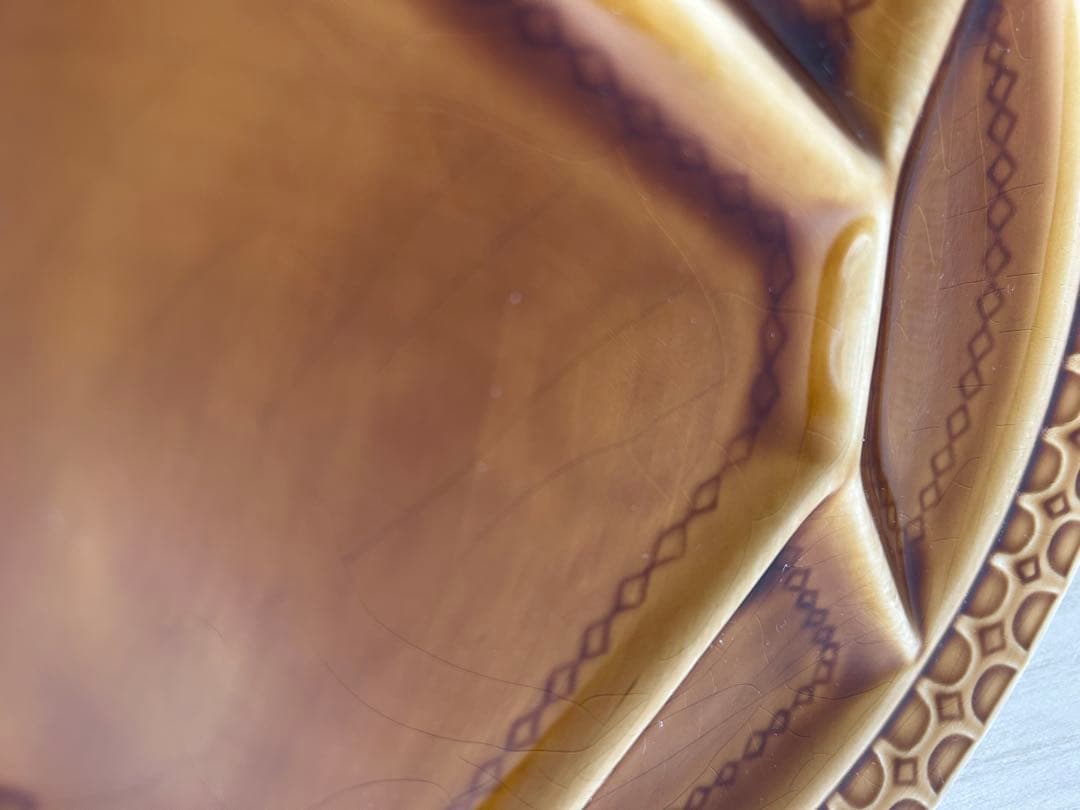 サルグミンヌ フォンデュプレート4枚　仕切り皿 フランス プロカント