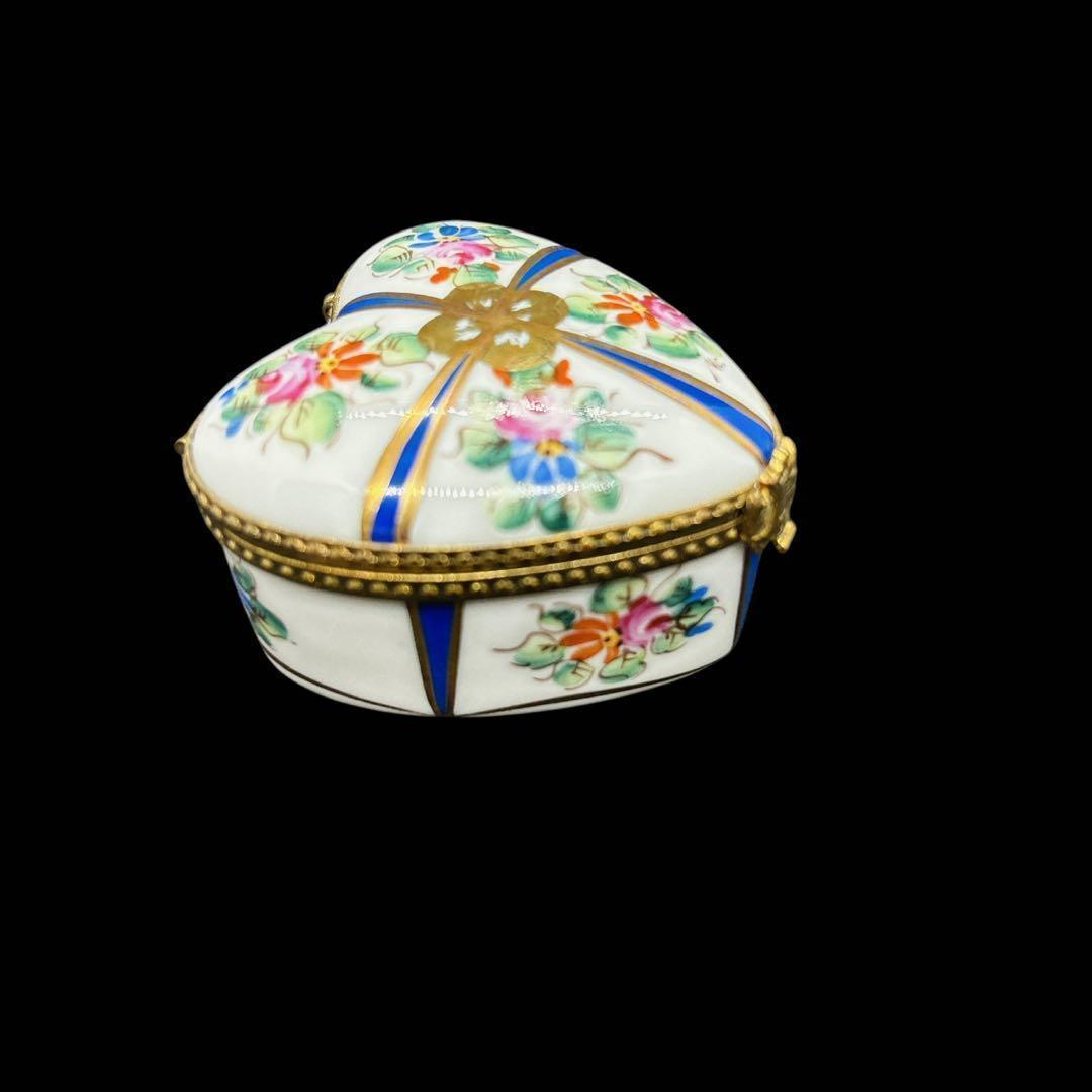 アンジェラママ様　LIMOGES リモージュ ハート型陶器ボックス プレゼント